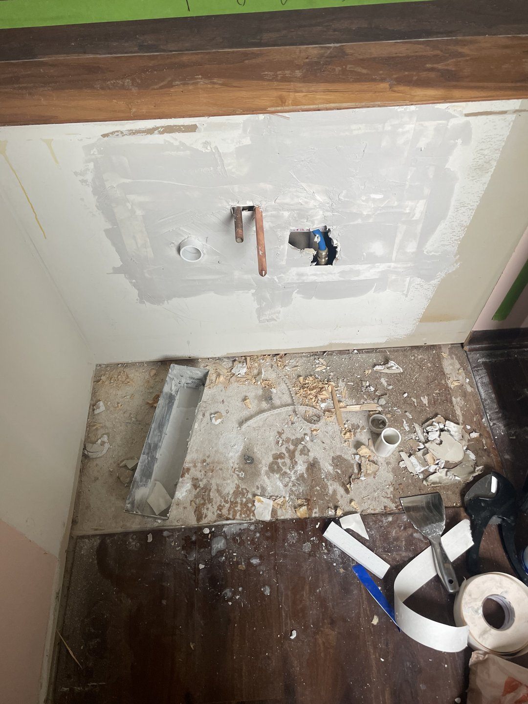 Copper pipe stub-outs for fixture installation
